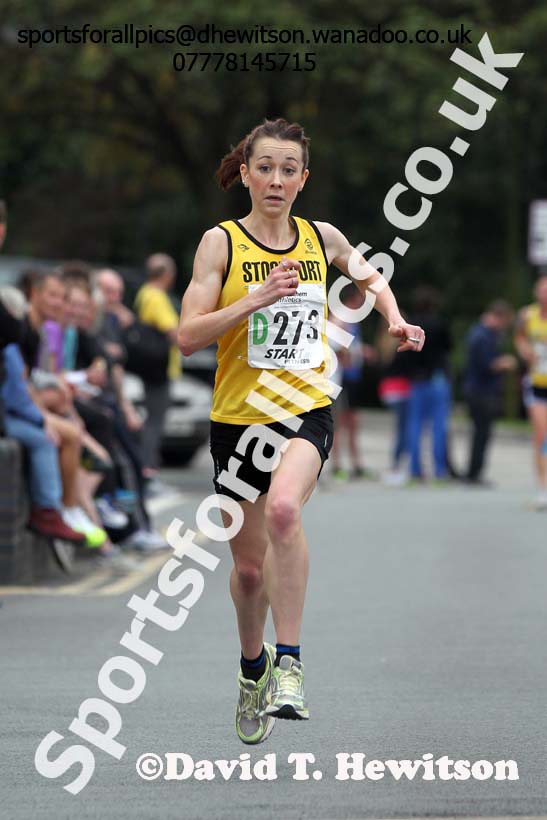 Senior womens Northern 4 Stage Road Relay, Warrington. Photo: David T. Hewitson/Sports for All Pics